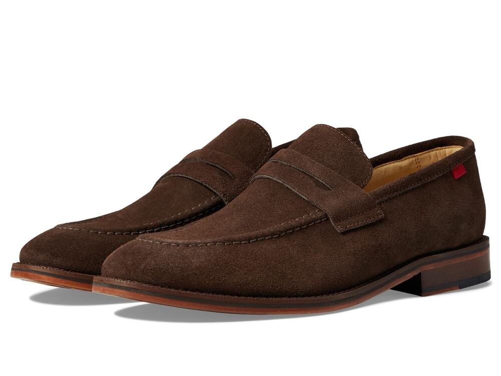 Marc Joseph New York Washington Men’s Loafers Brown Suede SlipOn Dress Shoe 11.5